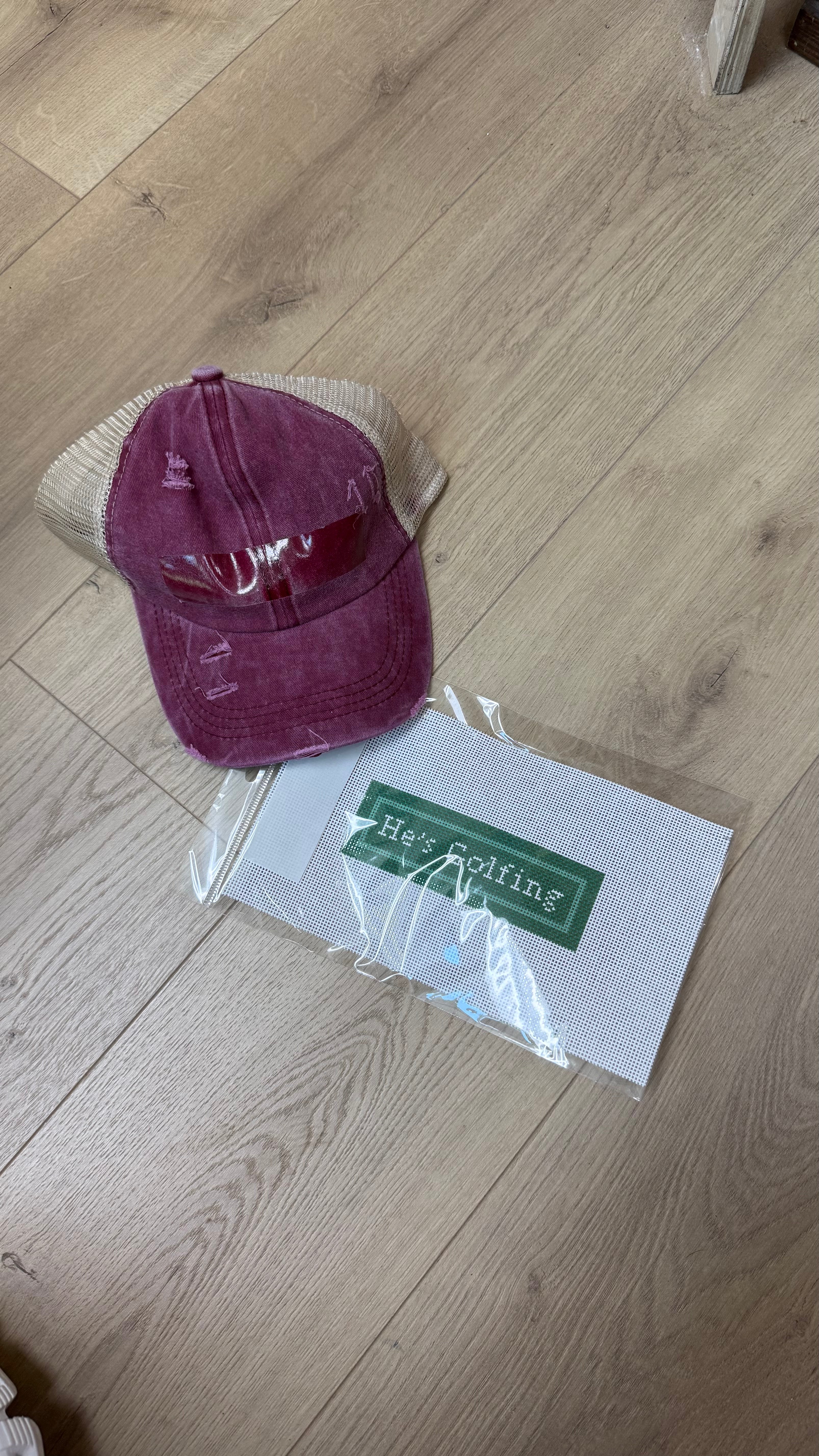 Pixel Fringe  Hats Self Finishing