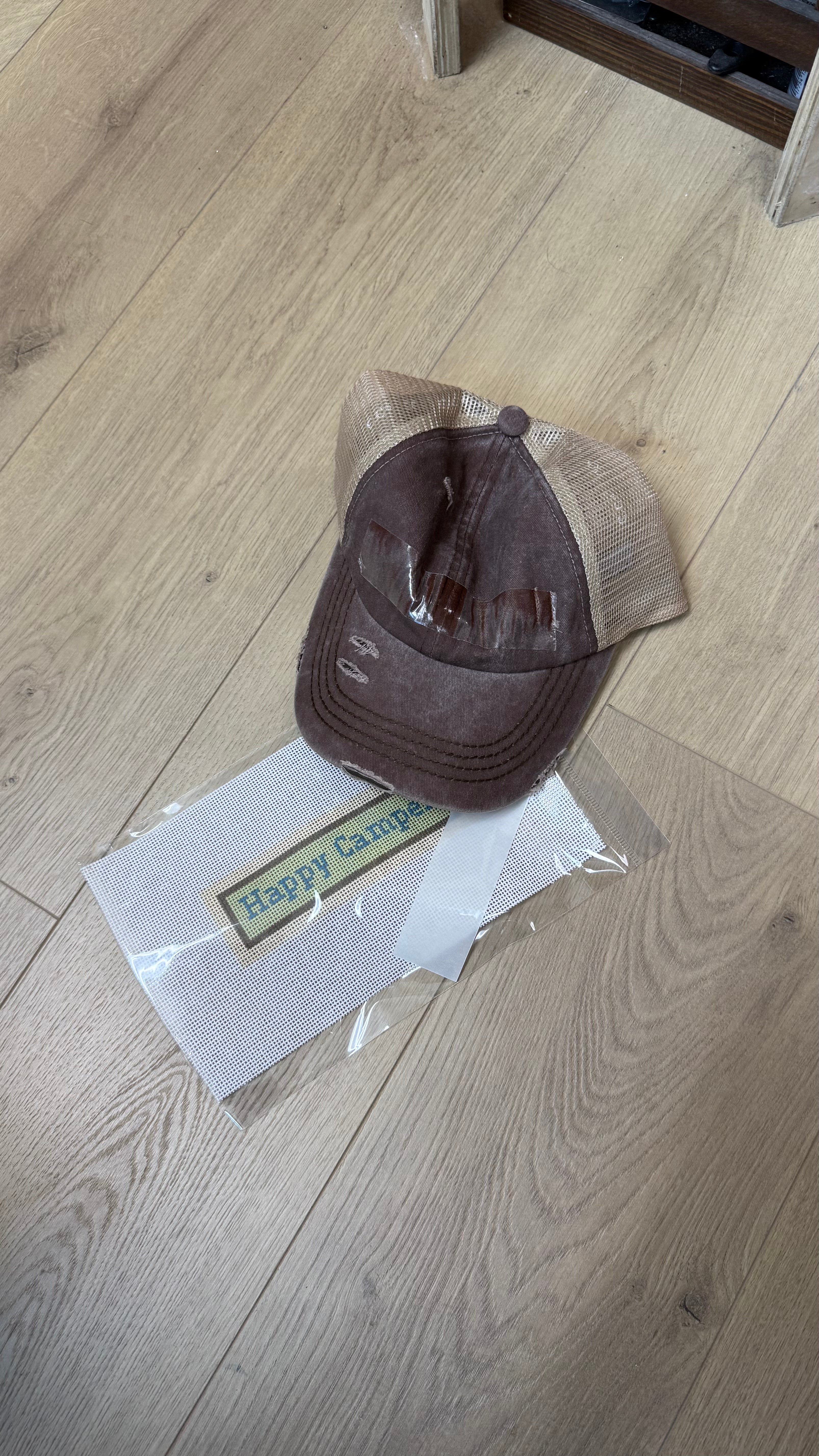 Pixel Fringe  Hats Self Finishing