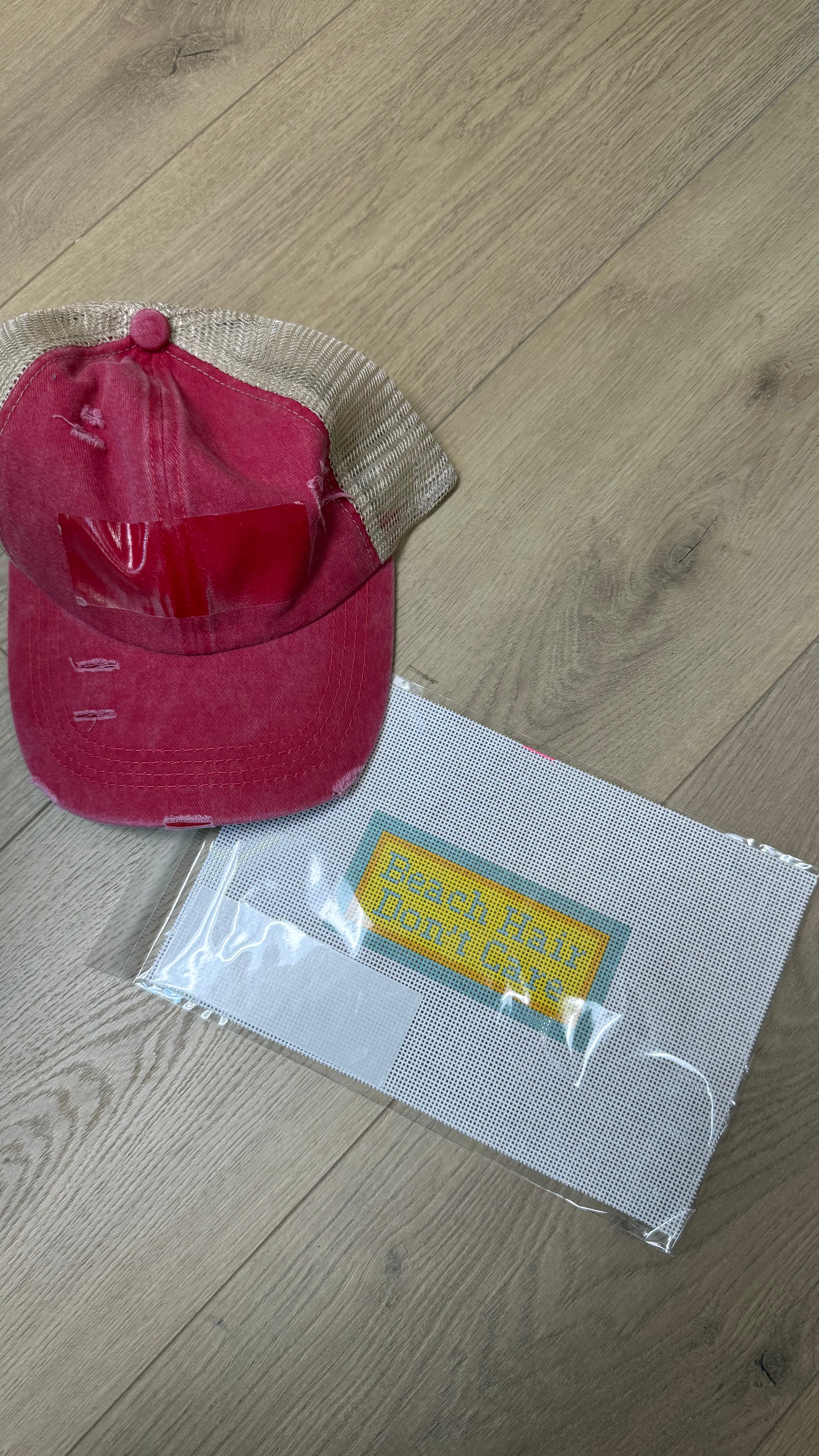Pixel Fringe  Hats Self Finishing