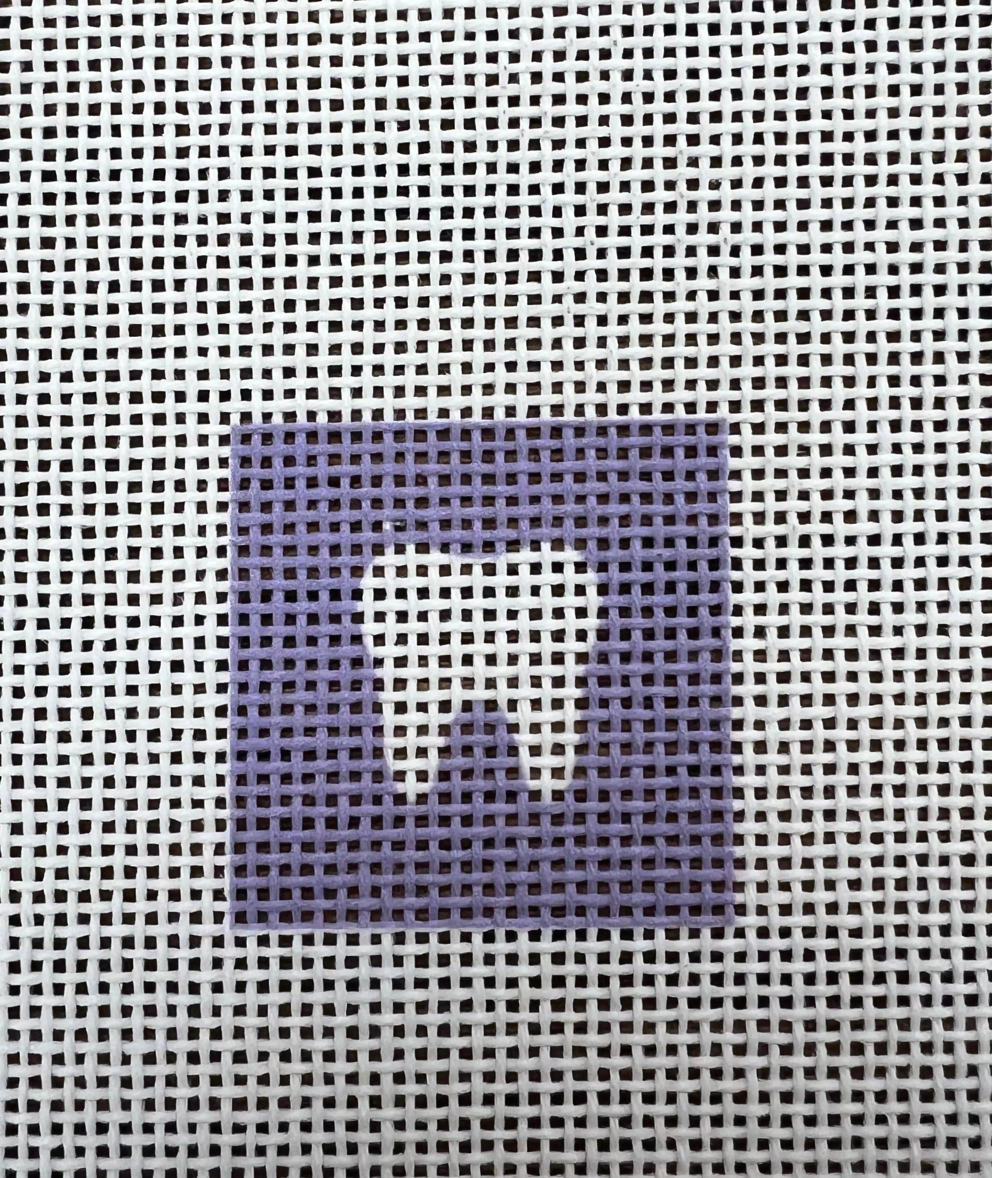 Purple Tooth 1 Inch square