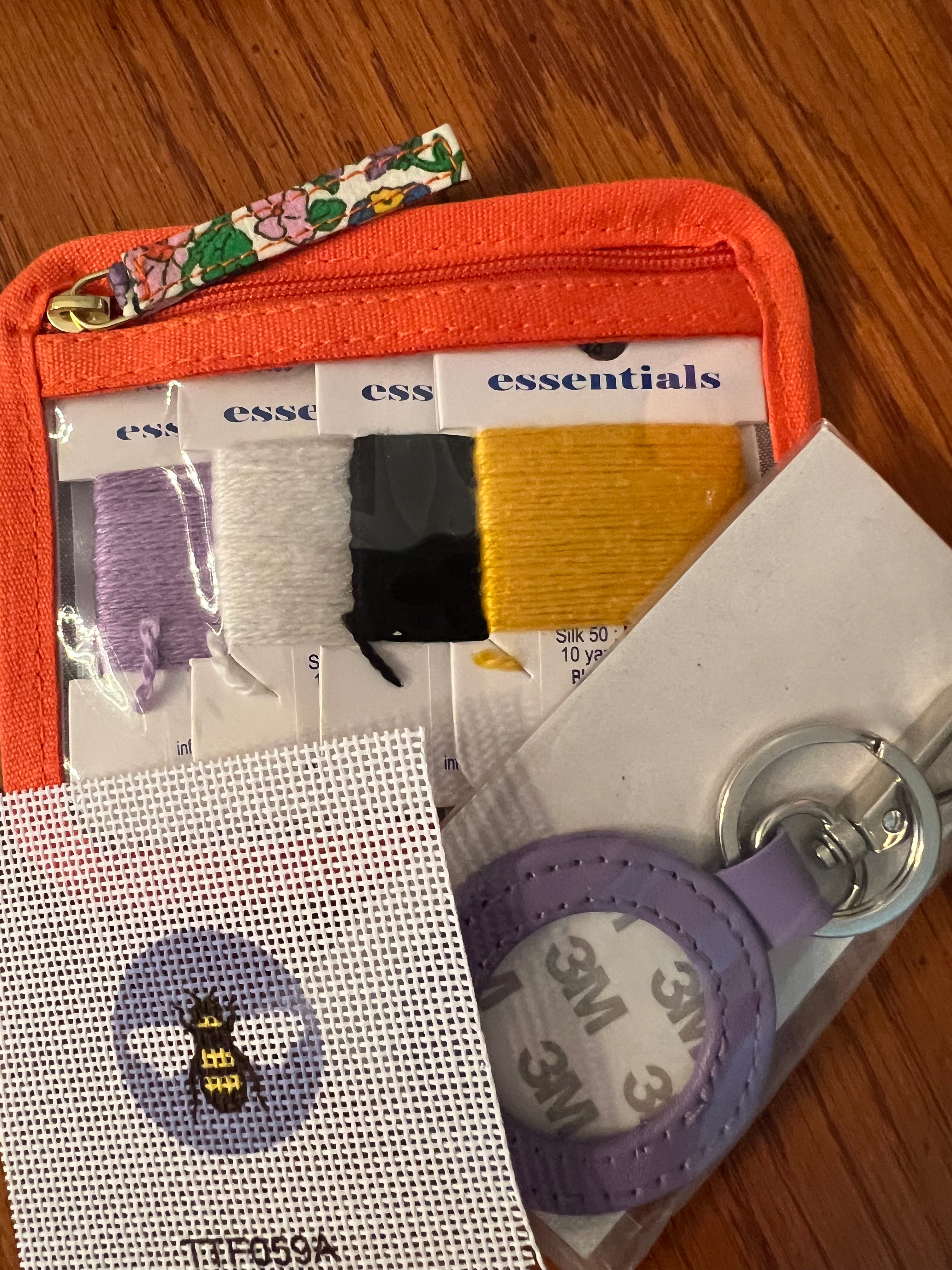 Pack N Go Key Fob Kit Bee on Purple