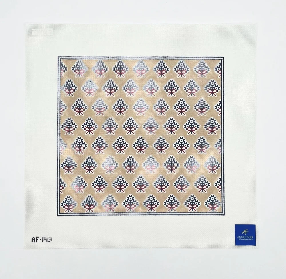 Anne Fisher Tan Holiday Pillow AF143