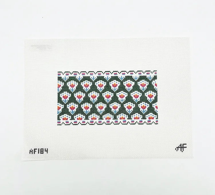 Anne Fisher Provence 3 x 6 Insert Green AF184