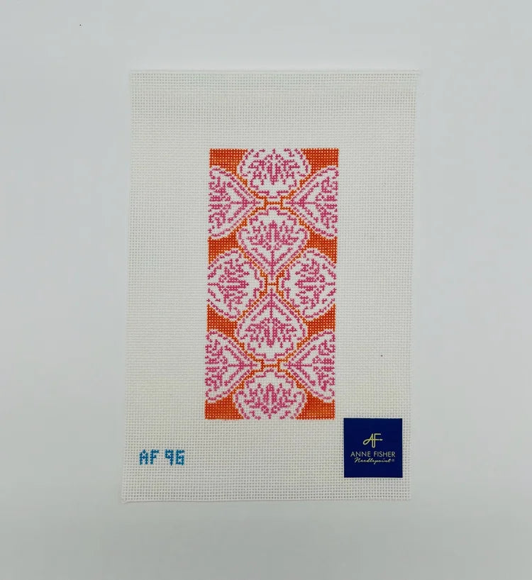 Anne Fisher Orange Medallion Eyeglass Case AF96