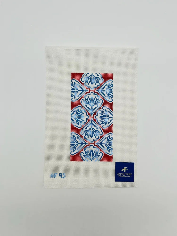 Anne Fisher Red Medallion Eyeglass Case AF95