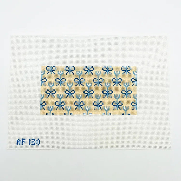 Anne Fisher Blue and Tan Bow Insert AF130