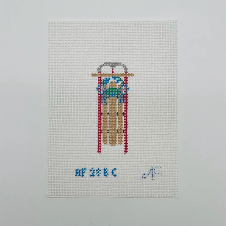Anne Fisher Sled with Blue Crab AF28BC