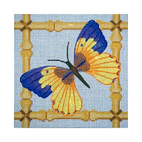 Purple Butterfly & Bamboo JP-B 013