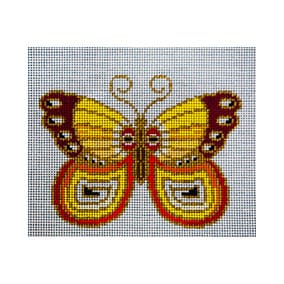 Orange Cloisonne Butterfly JP-B 322