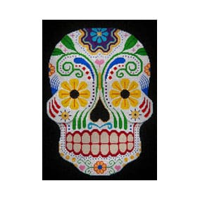 Sugar Skull w/Daisy Eyes JP-H 041