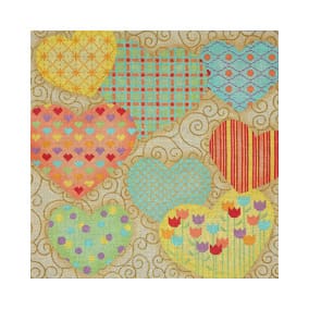Pastel Hearts & Swirls JP-L 035