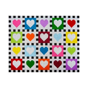 Hearts & Checks Patchwork JP-L 546