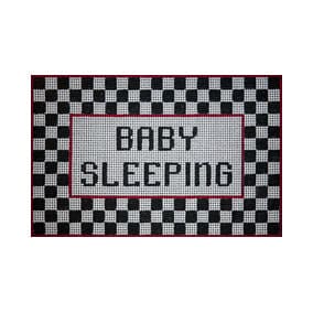 Baby Sleeping w/Black /White Check JP-Q 072