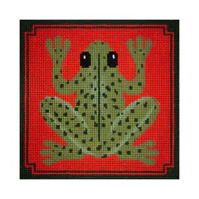 Frog on Orange JP-O 055