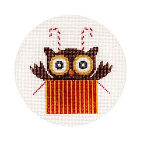 Present Owl w/Candy Canes JP-X 202