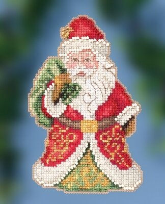 Jim Shore Gift Bearing Santa Cross Stitch