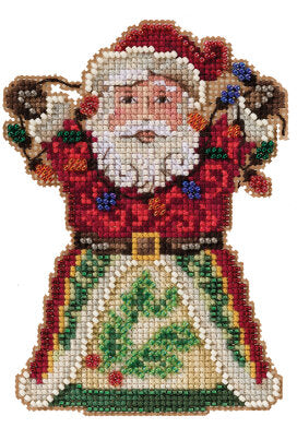 Jim Shore  Santa with Lights Cross Stitch