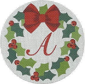 Wreath with Initial Personalized CHRW