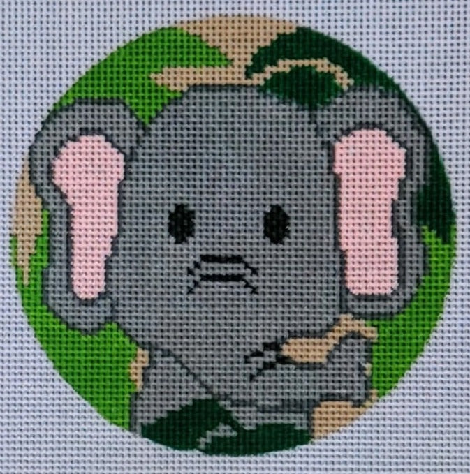 Elephant Ornament Round LL-ORN-20
