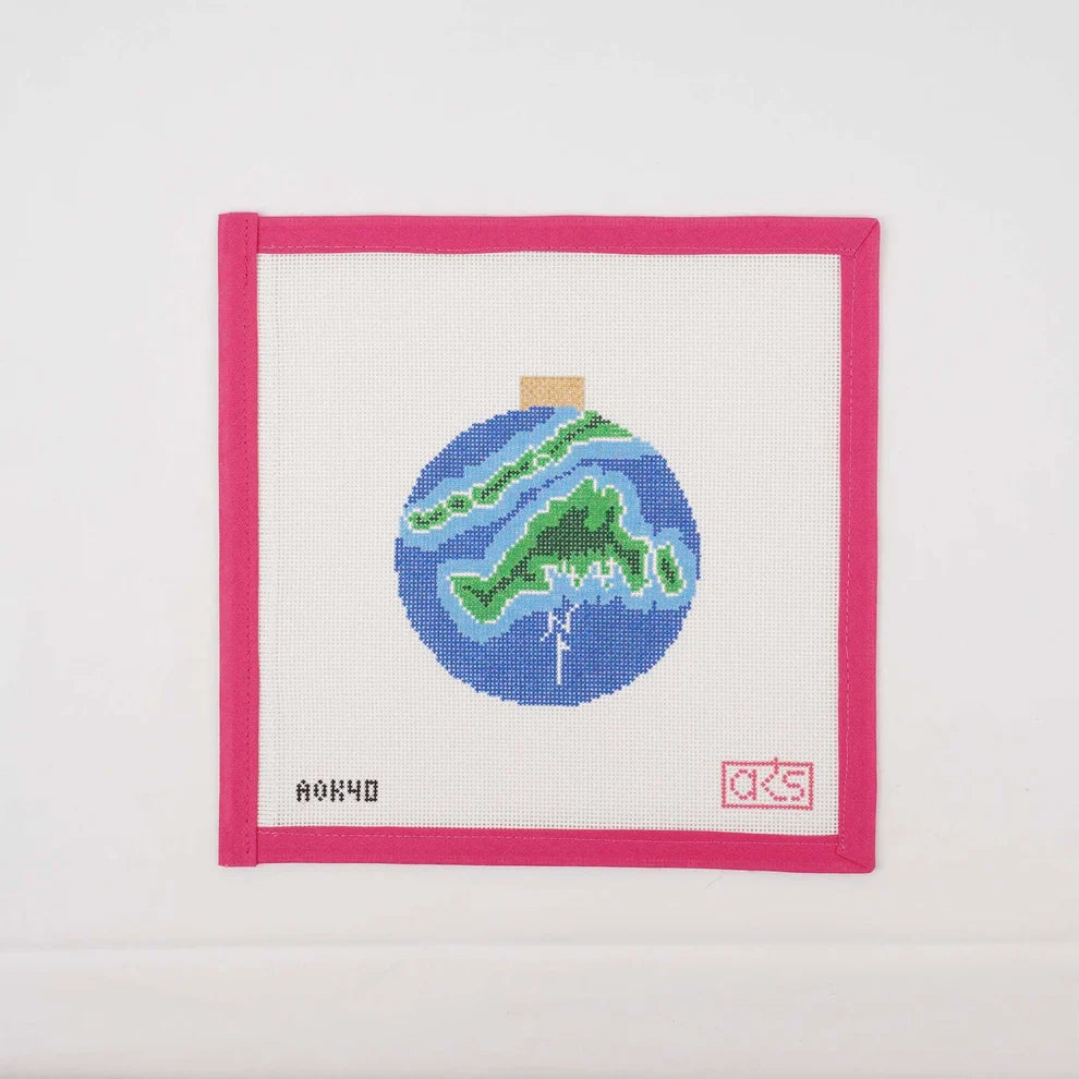 Martha's Vineyard - Map Ornament AOK40