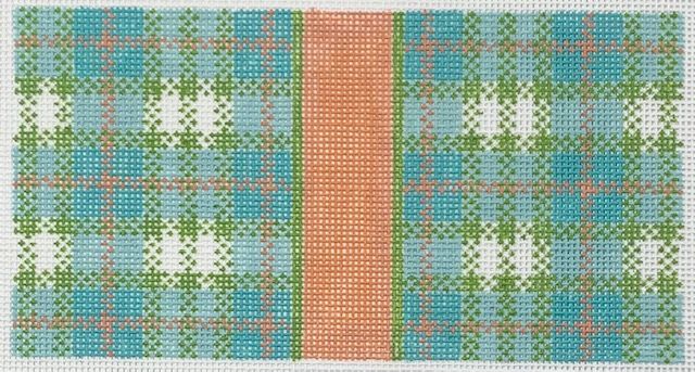 Turquoise Plaid, 6 x 3 IC-02