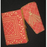 Napoleon's Bee Needle Case - Coral and Butter WG11803N