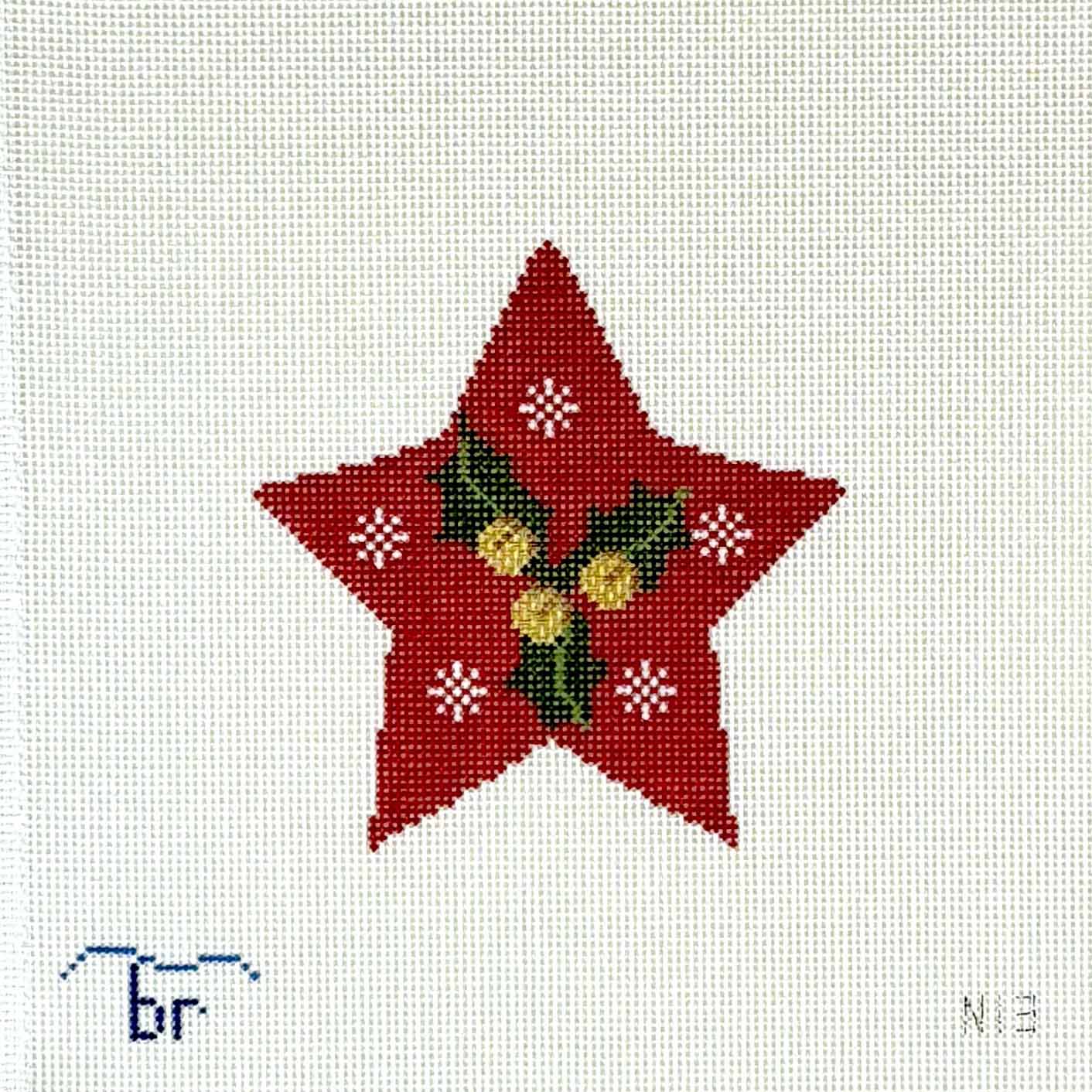 Star with Holly & Bells N13