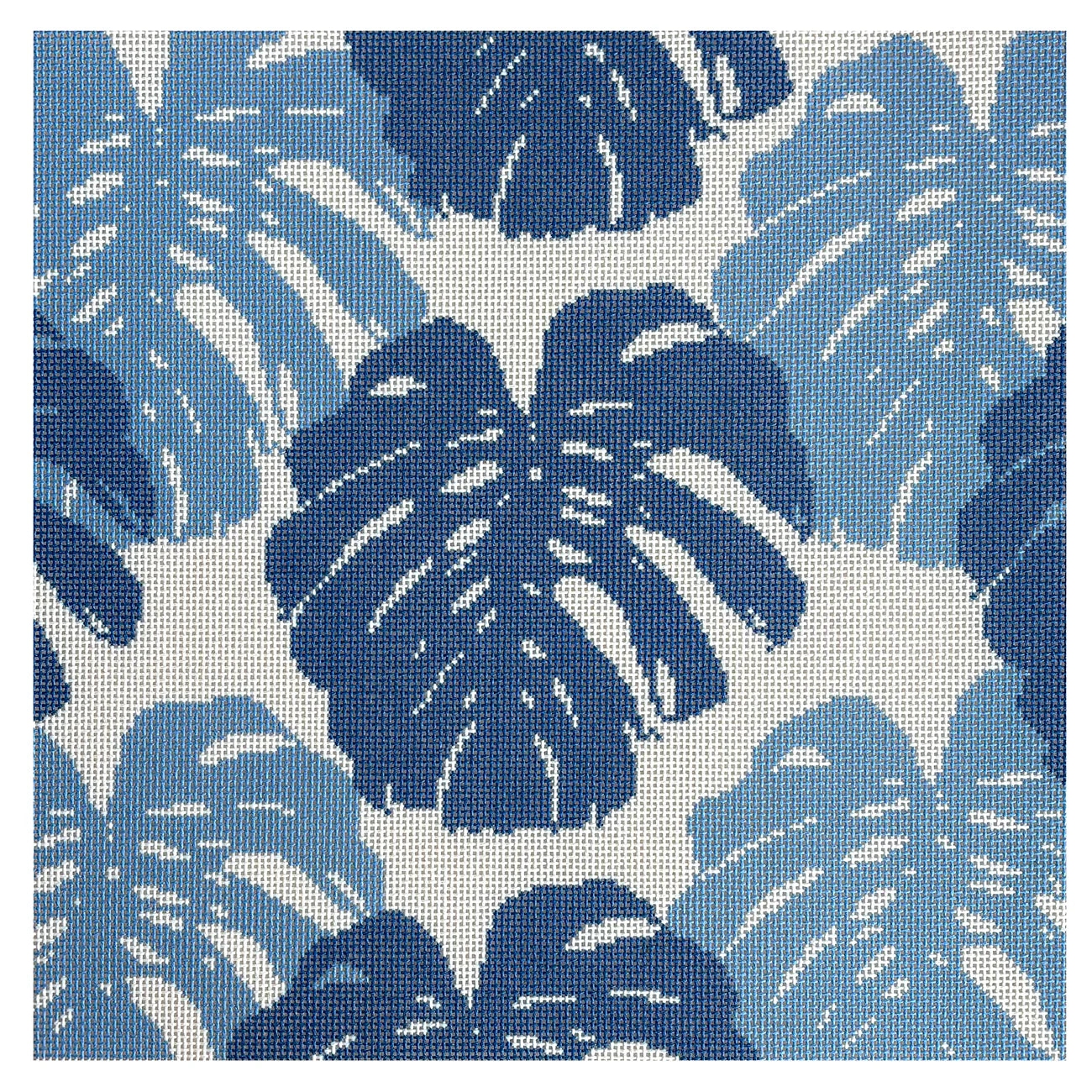 Monstera Leaf - Blue NTG TS235