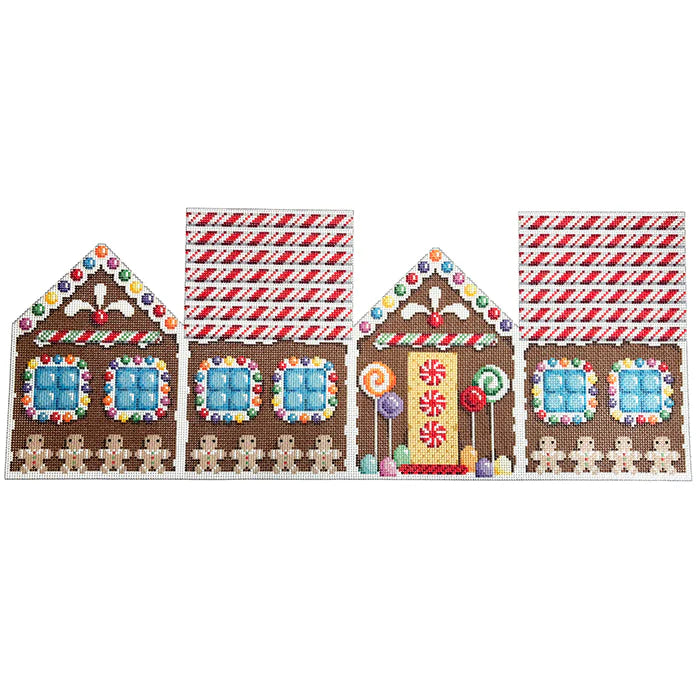 Candy Cane Roof Gingerbread House NTG TS408-13