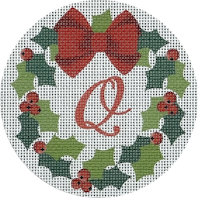 Wreath with Initial Personalized CHRW