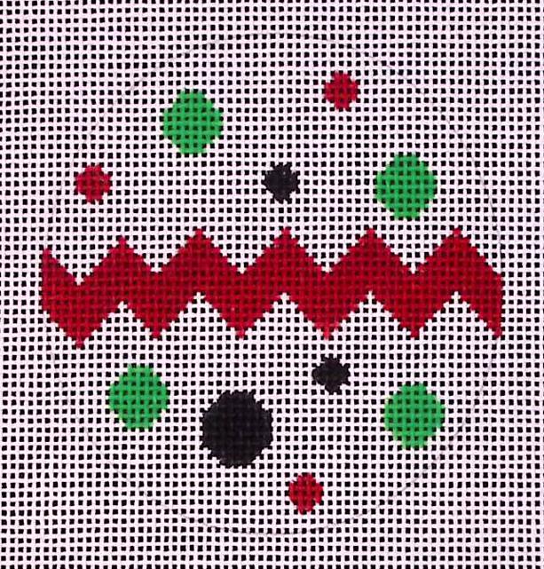 Chevron and Polka Dots O-23