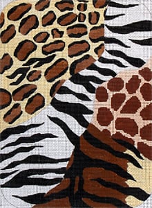 Animal Skins Collage Petite Clutch PP-156