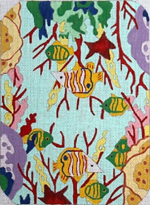 Underwater Coral Reef Sea Life Petite Clutch PP-175