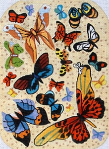 Garden Butterflies petit clutch PP-199