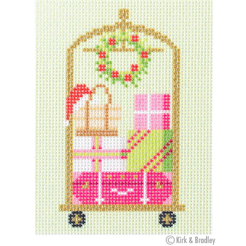 Palm Beach Christmas Luggage Cart NTG 107