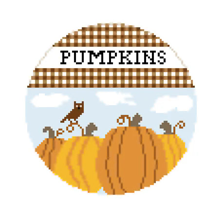 Pumpkins Round HT134