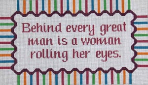 Behind every great man... S-154