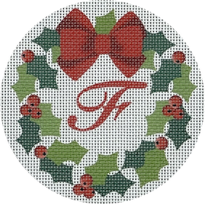 Wreath with Initial Personalized CHRW