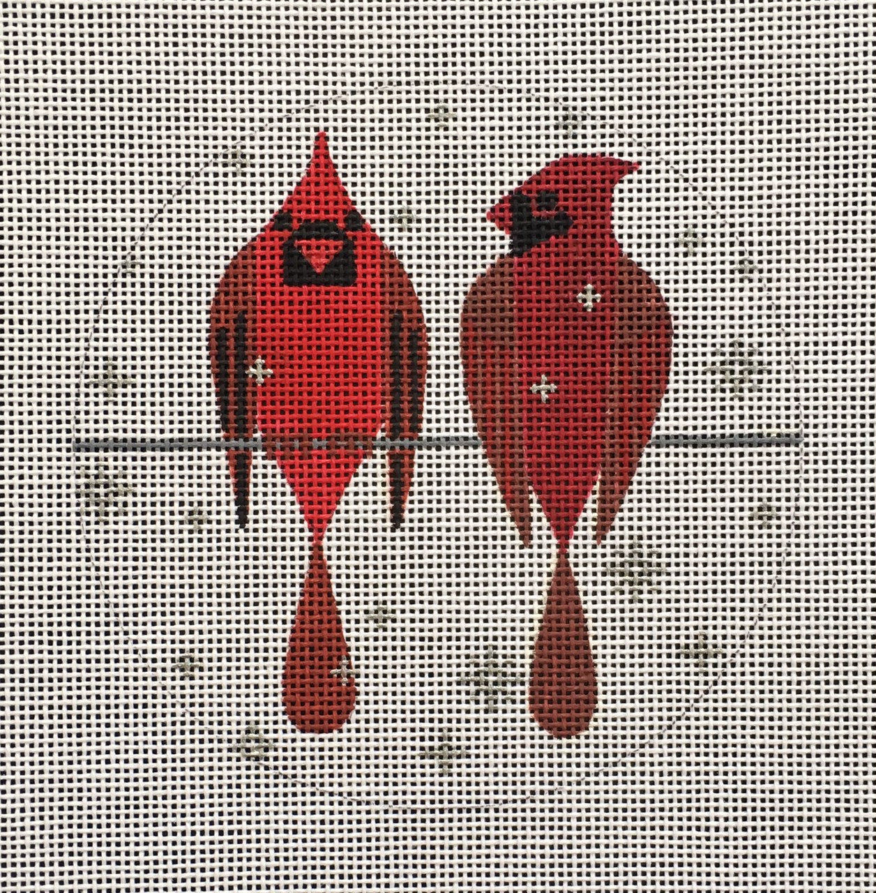 Two Cardinals Ornament SP-004