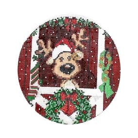 Reindeer in front of Barn SS-XO 04