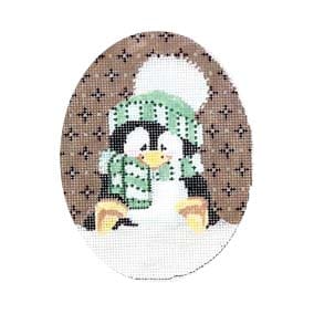 Penguin with Green Scarf SS-XO 07