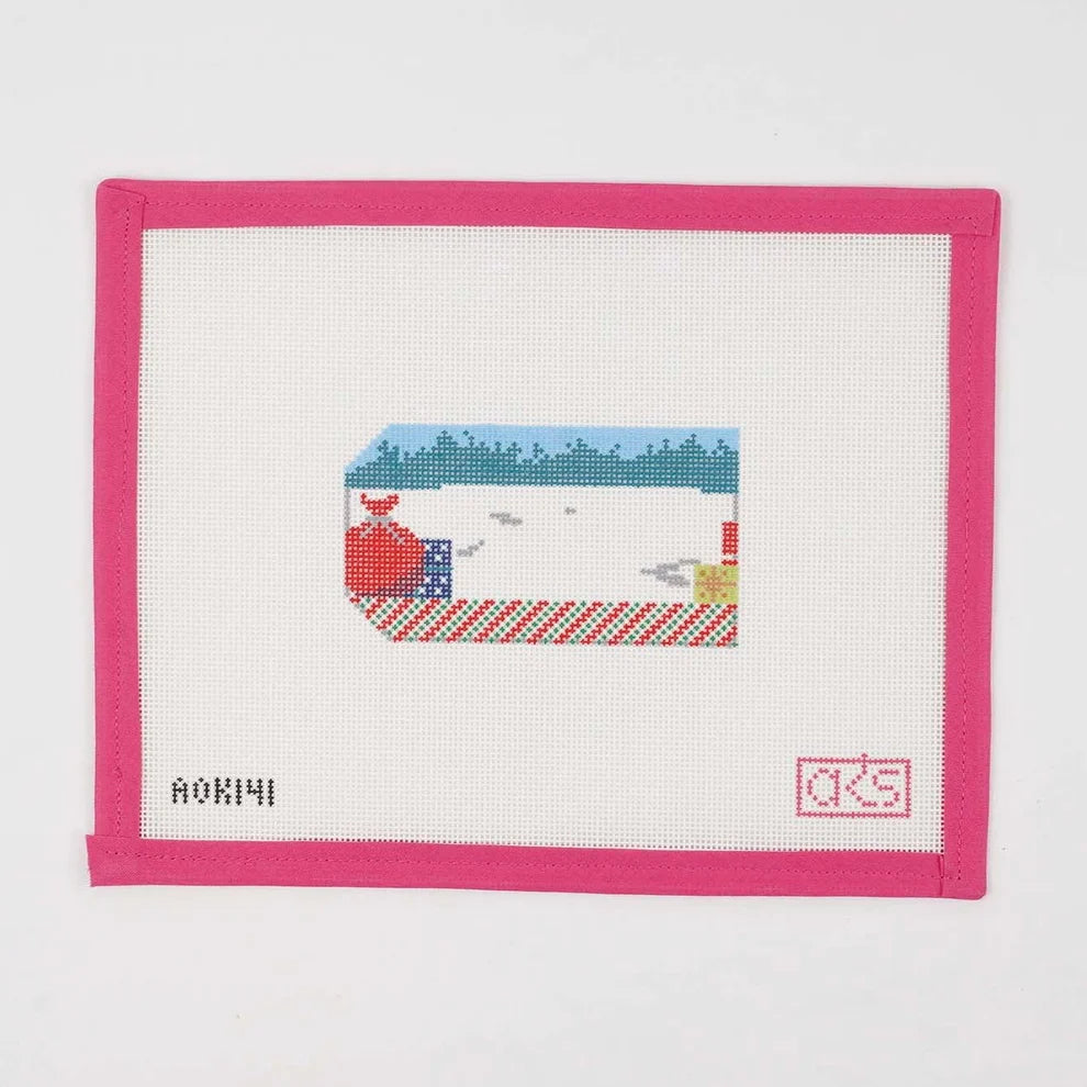 Santa Express Stocking Nametag AOK141