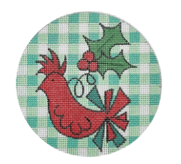 Green Gingham Bird MCC-GGB