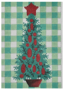 Green Gingham Christmas Tree MCC-GGCT