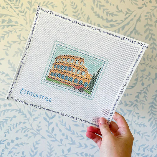 Rome  Collosseum Stamp 011