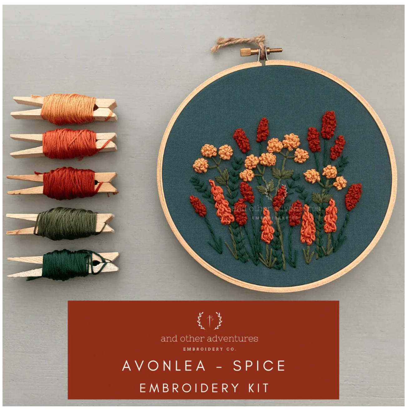 Avonlea - Spice Embroidery Kit