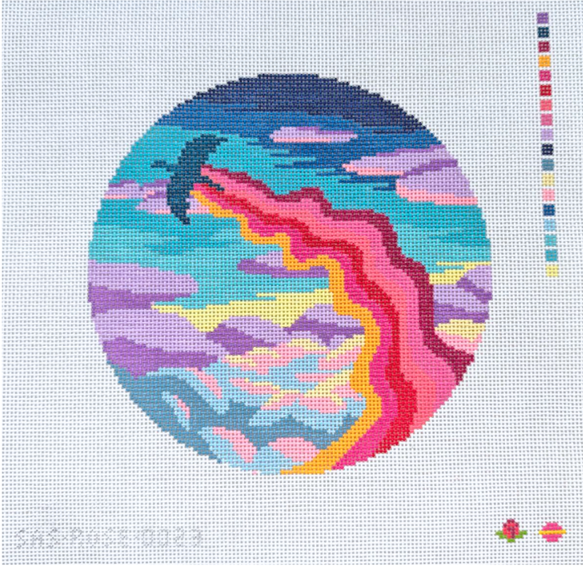 Large Sunset Dragon SAS-ROSE-023