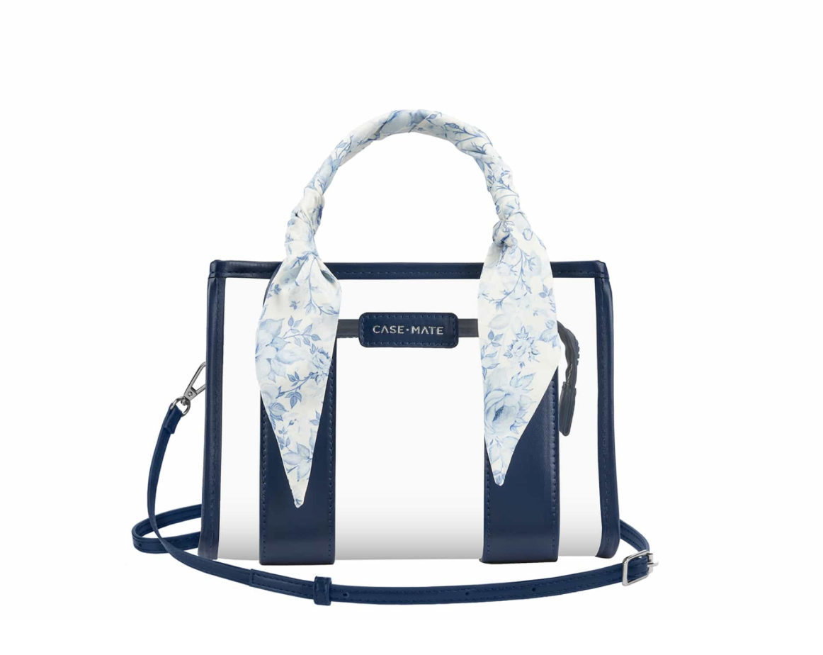 Case Mate Clear Stadium Bags Navy Twilly