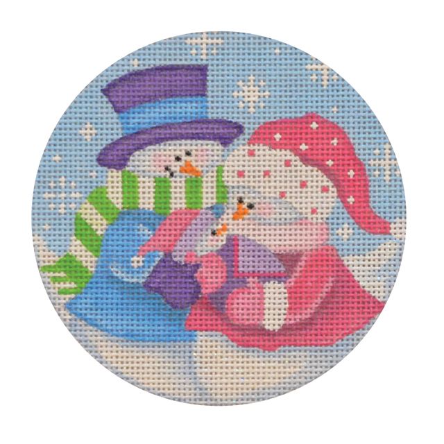 Snow Parents w/Baby Girl BG03