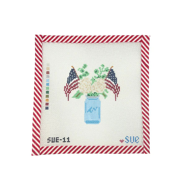 USA Flag Jar SUE-11